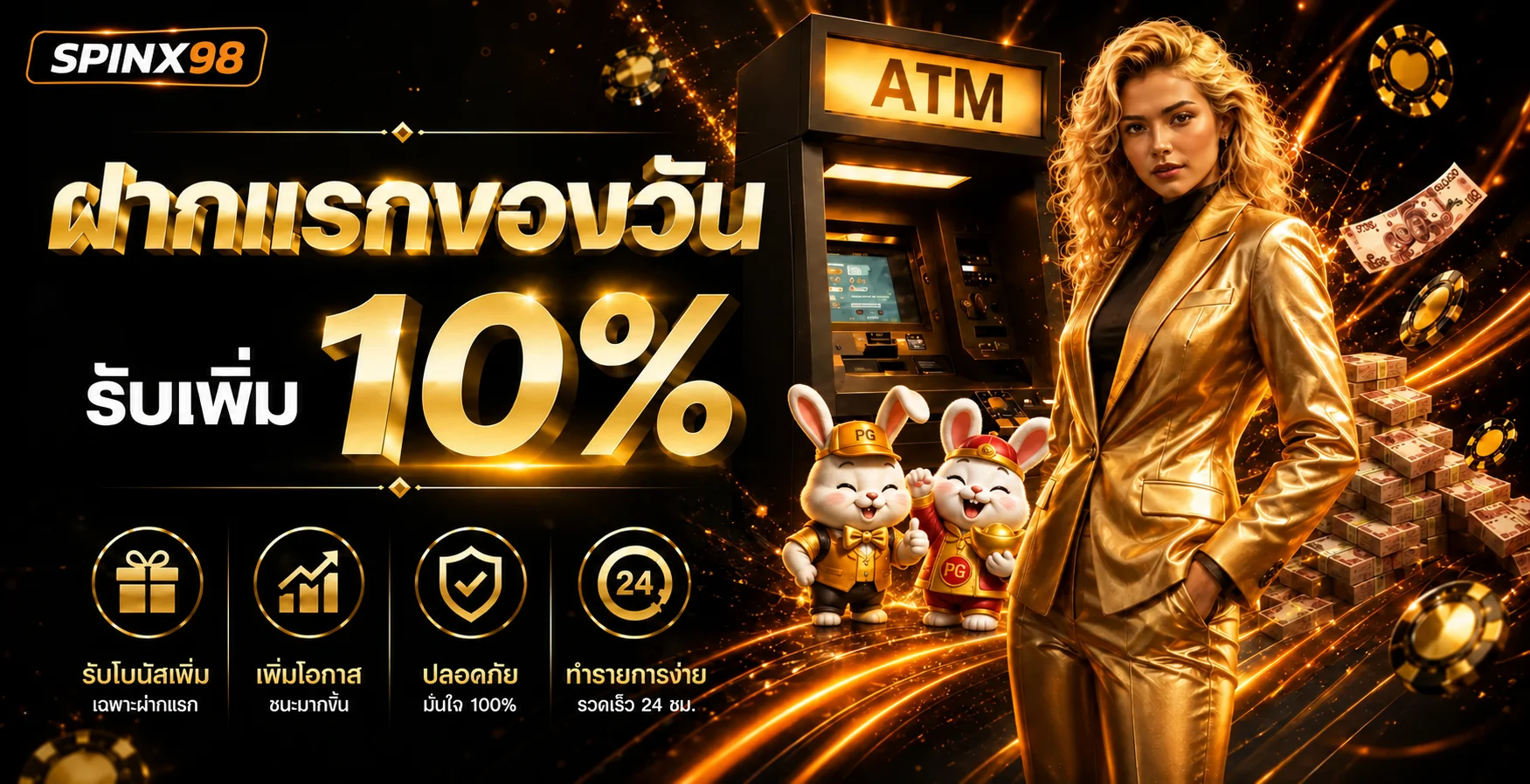 SPINX98 สล็อตเว็บตรง คาสิโนสด ฝากถอนออโต้